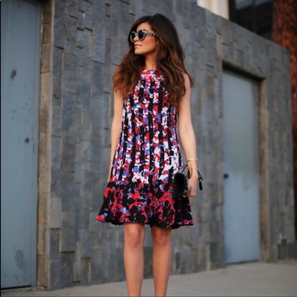 Peter Pilotto For Target Red Blue Drop Waist Dress - Picture 3 of 13